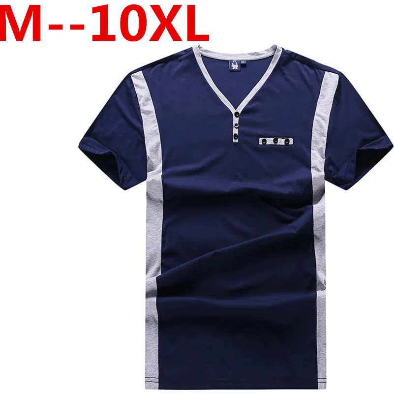 Новинка 2017 года 8XL 7X 6XL брендовая Новая летняя Стильная хлопковая Мужская одежда