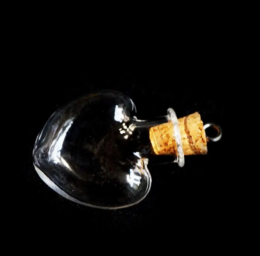 500 шт. подвеска в виде сердца|essential oil vial|glass perfume bottleperfume glass bottle |