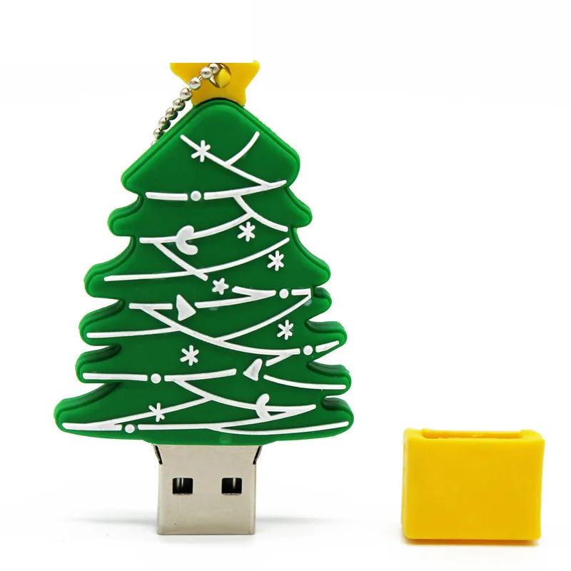 Санта Клаус usb2.0 Рождественская елка usb флэш-накопитель 4 ГБ 8 16 32 Рождественский