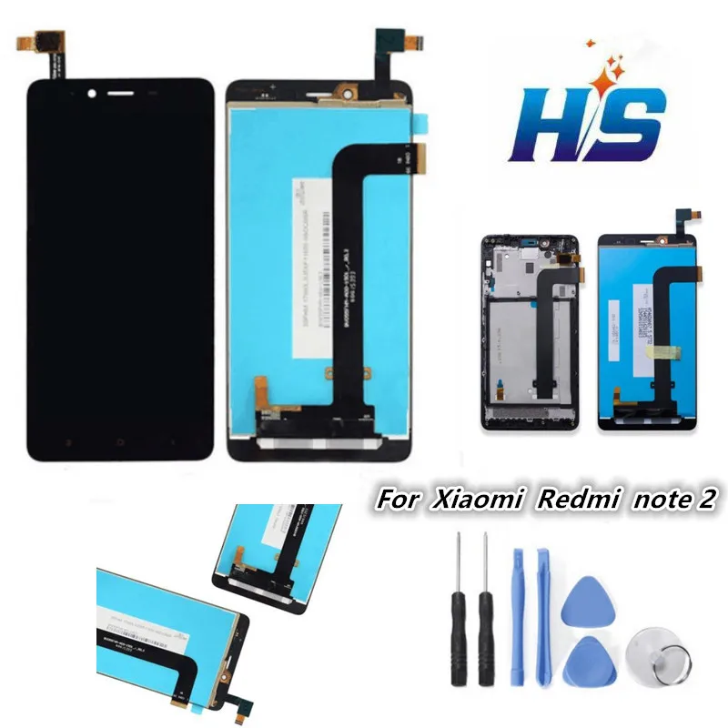 H.X.S для Xiaomi Redmi Note2 ЖК-дисплей с сенсорным экраном дигитайзер сборка дисплея |