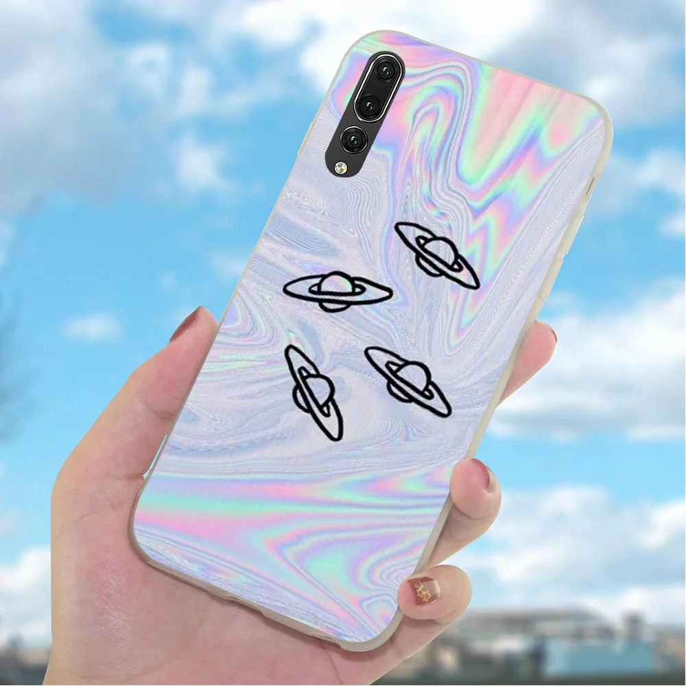 Силиконовый чехол для huawei Y6 забавные рисунки инопланетян чехол для телефона Y7 Y9 Nove 3 3i Honor 6A 7A 7X Pro 8 Lite 8C 7C 10 Note