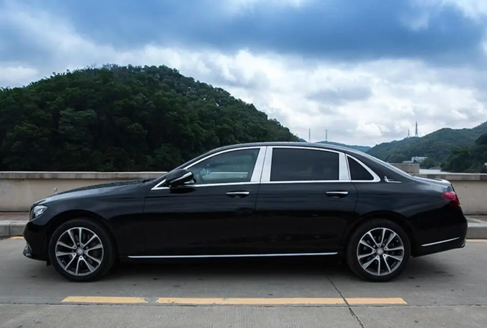 

Stainless steel Exterior Window Sill Lid Trims for mercedes benz C200 c180 C300 2016 2017 2018 2019 W205 Car Styling