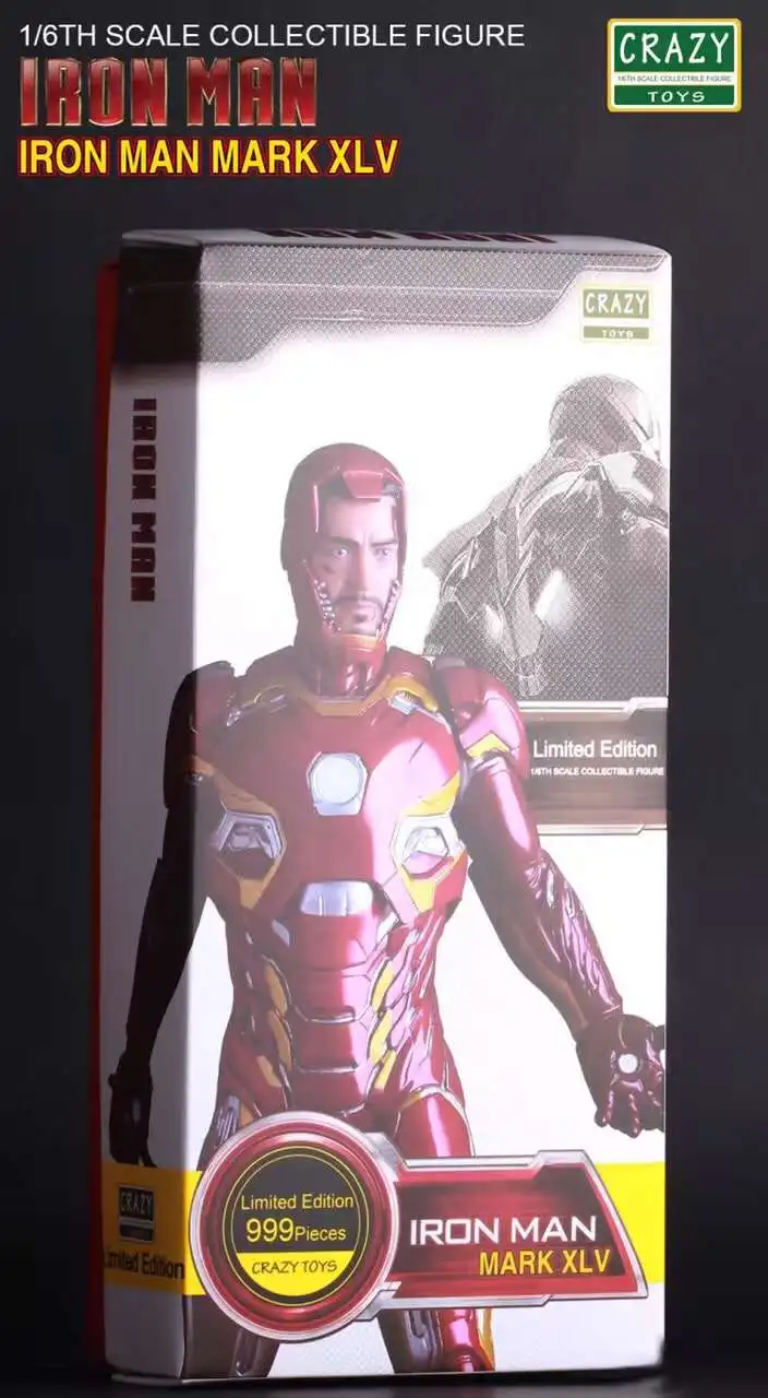 1:6 Сумасшедшие игрушки Железный человек Tony 12 &quotограниченное издание Мстители