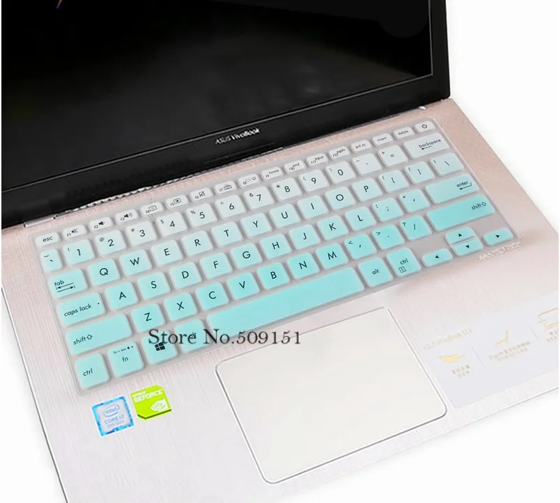 Силиконовый чехол для клавиатуры ноутбука защитные наклейки Asus S4300 S4300U S4300UN ASUS