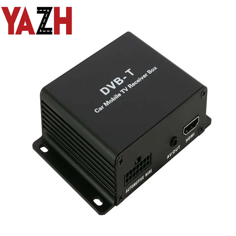 DVB-T HD/SD 2 антенны различные каналы Мобильная Автомобильная цифровая ТВ-приставка