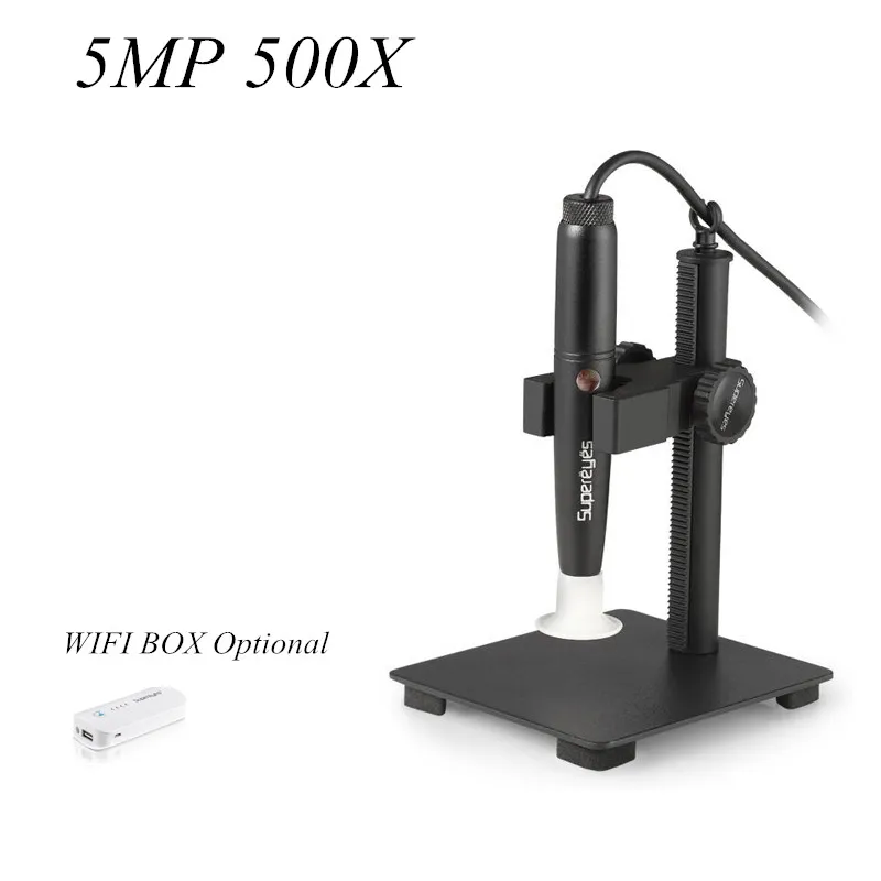 Supereyes B008 HD 5MP 1 500x непрерывный фокусный USB микроскоп ручной эндоскоп|Камеры