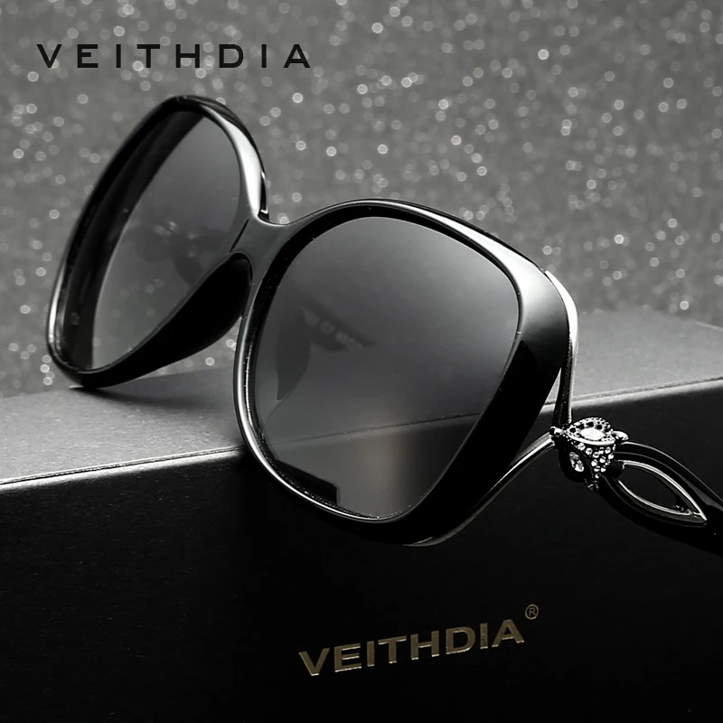 Женские солнцезащитные очки VEITHDIA роскошные брендовые дизайнерские из пластика