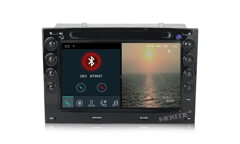 MEKEDE 2din HD 7 ''Автомобильный мультимедийный плеер Android 9,1 Automotivo для Renault Megane 2 ii 2006 2007 2008 2009 2010 с BT Wifi gps
