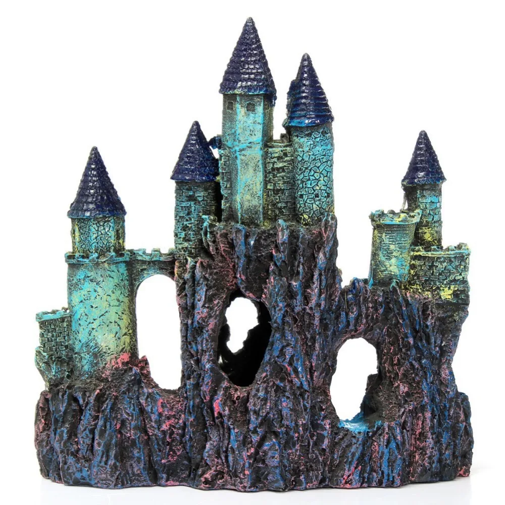 Fish tank decorative resin aquarium water plant crafts wholesale castle. | Дом и сад