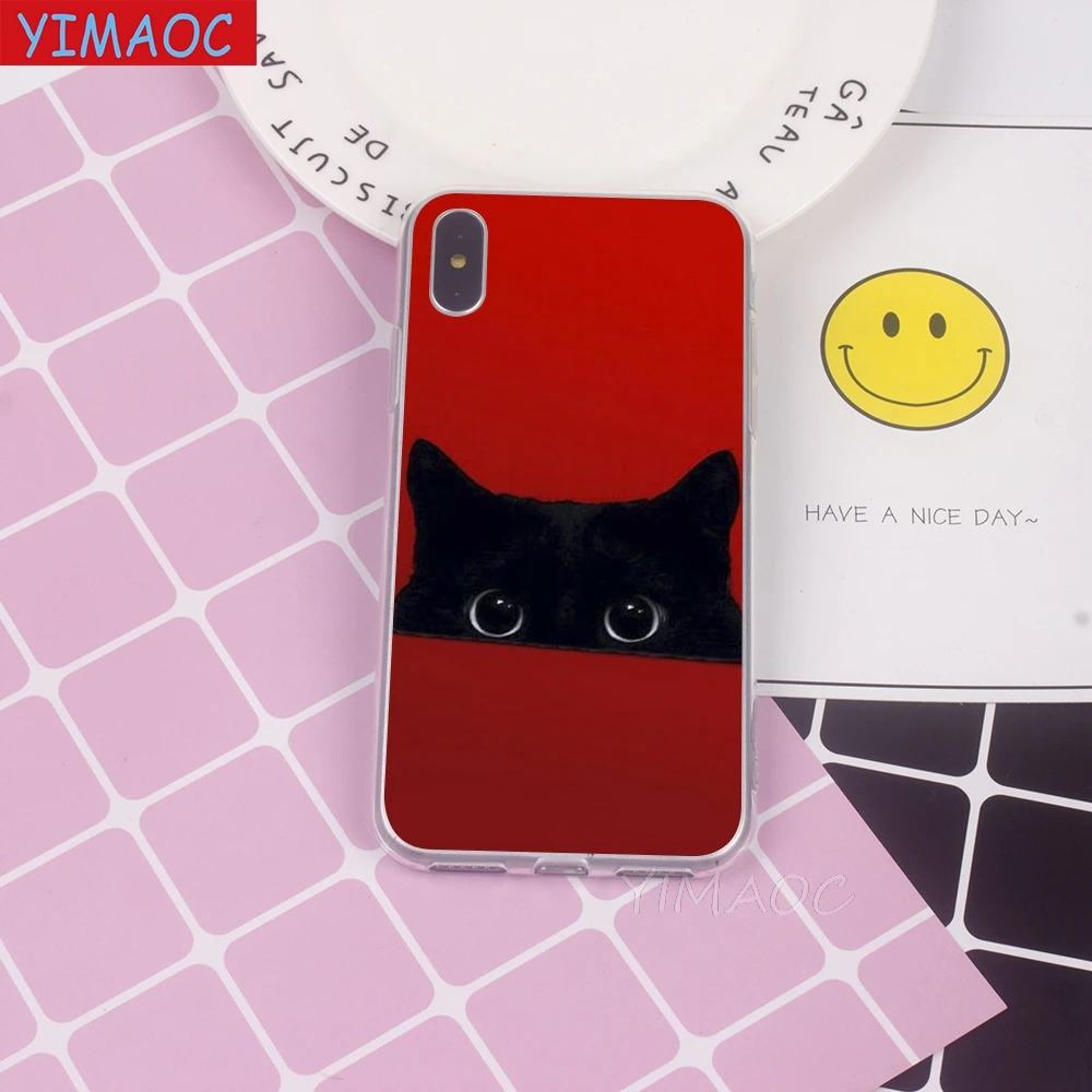 Мягкий чехол YIMAOC для iPhone 8 7 6 6S Plus 5 5S SE X XR XS 11 Pro Max |