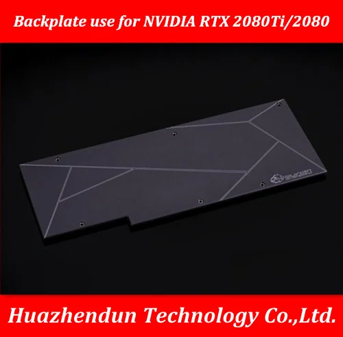 

Бесплатная доставка, Металлическая Задняя панель для NVIDIA RTX 2080Ti/2080, задняя панель RTX2080TI/2080, толщина 3 мм