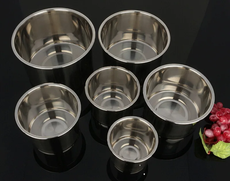 Толстая крышка немагнитная нержавеющая соусница цилиндр для приправ чашка яиц