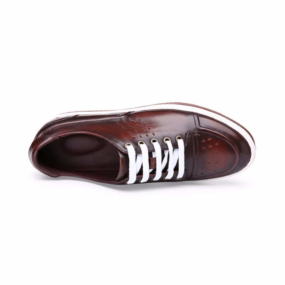 TERSE_Hot Selling Shoes Men Casual Goodyear Handmade Leather Holy Quality Luxury Style Purple Color In Stock 1513-1 | Обувь