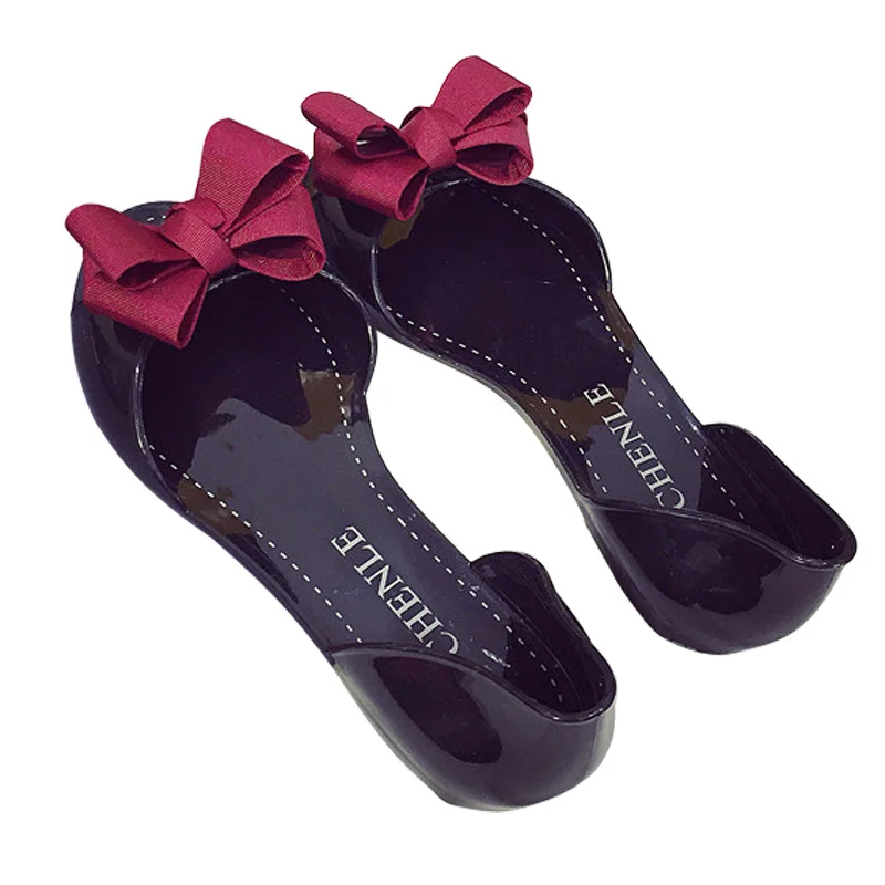 Женские сандалии для отдыха с большим бантом летние мягкие повседневные