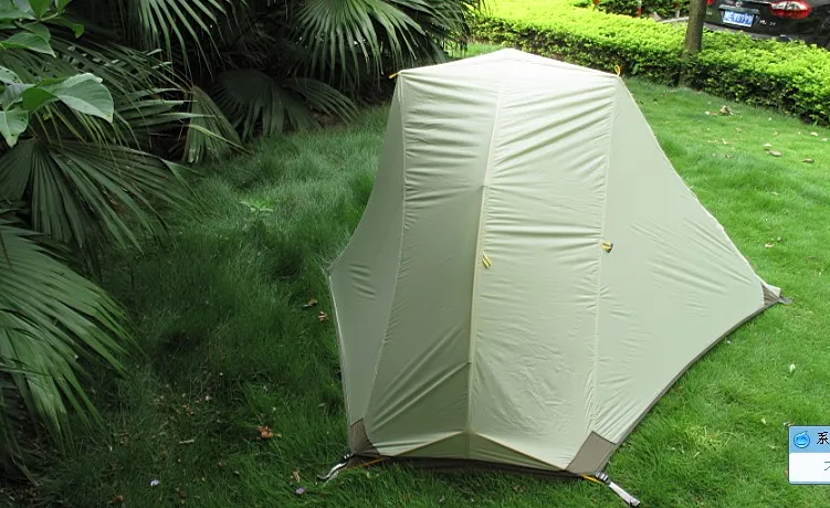 Сверхлегкая двухслойная портативная водонепроницаемая палатка на 1-2 человек