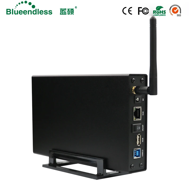 Алюминиевый Чехол для внешнего жесткого диска Nas Wifi роутер 300 Мбит/с ретранслятор