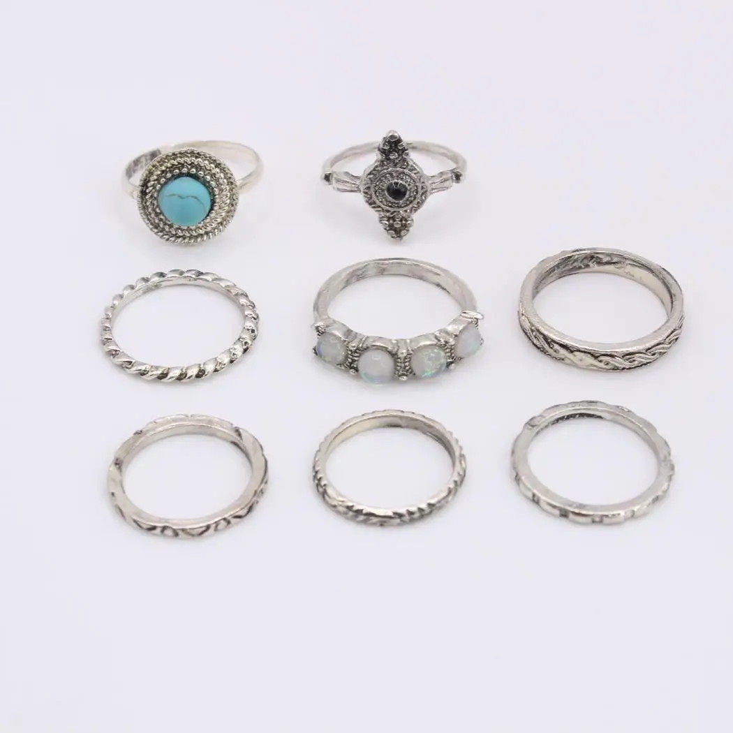 Выше Jewelry Кольцо Midi Стиль вечерние Mid Винтаж стека Повседневное Форма кольца