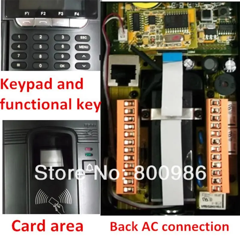 Hfsecurity цифровой электрический RFID считыватель палец сканер штрих код Системы