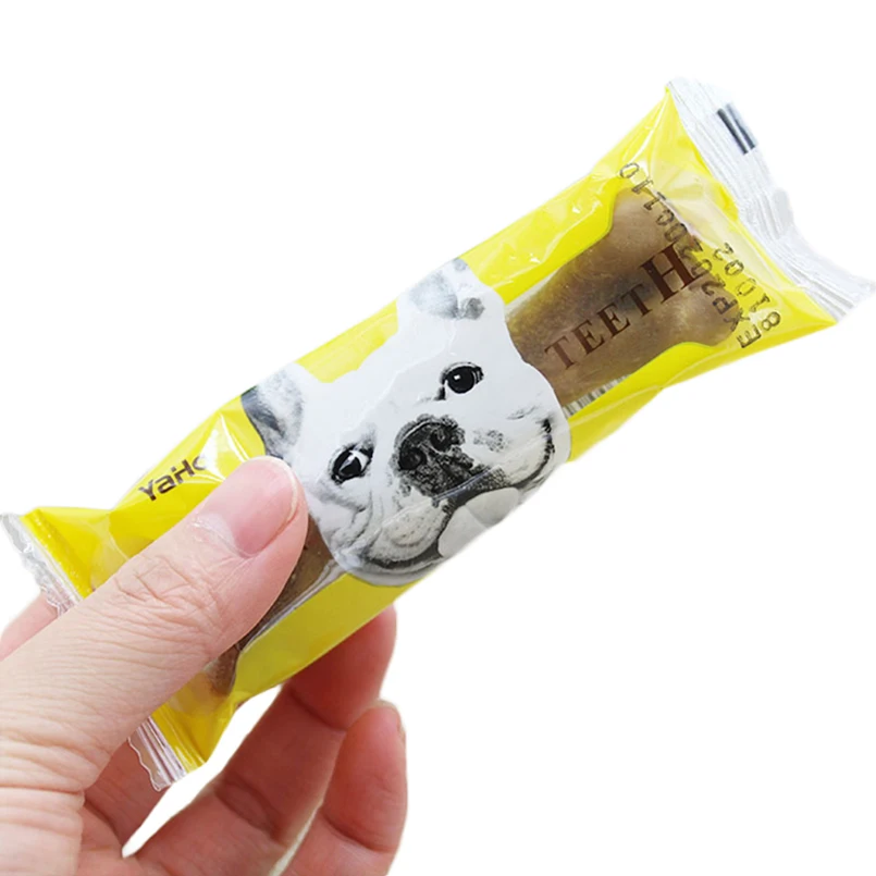 Dog Molar Tooth Stick Bones Shape Pet Snack Toys 4 Flavors Bite Gum Oral Deodorant Cleaning Supplies Products | Дом и сад