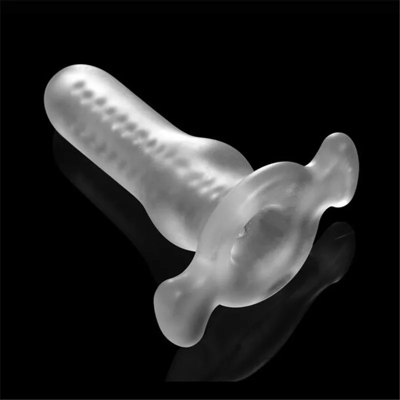 Анальная пробка с отверстиями мягкая анальная мужской фаллоимитатор для пениса