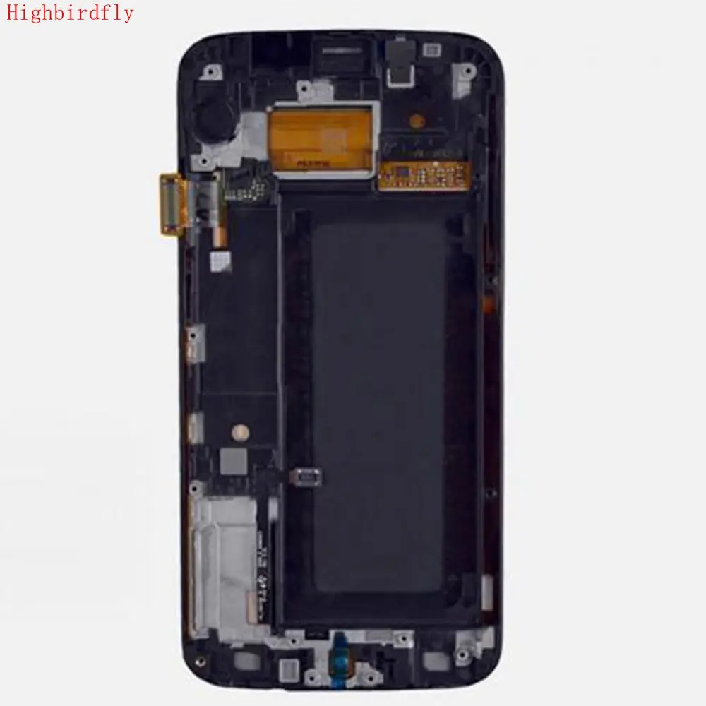 Highbirdfly для Samsung Galaxy S6 Edge SM G925F ЖК экран + Дисплей Сенсорная стеклянная рамка в сборе