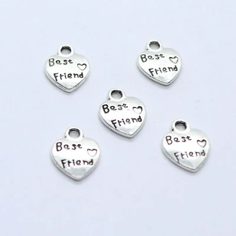 Подвеска Лучшие друзья из тибетского серебра 60 шт.|friendship charms|pendant jewelry findingscharm pendant
