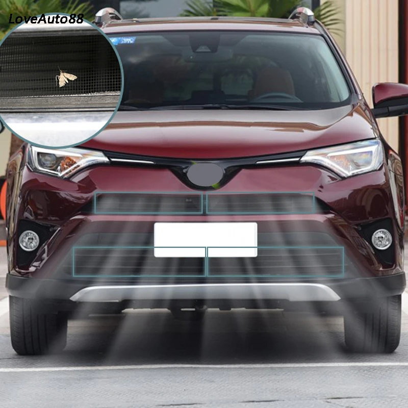 Для Toyota RAV4 RAV-4 2016 2017 2018 автомобиля насекомых противомоскитная сетка Передняя