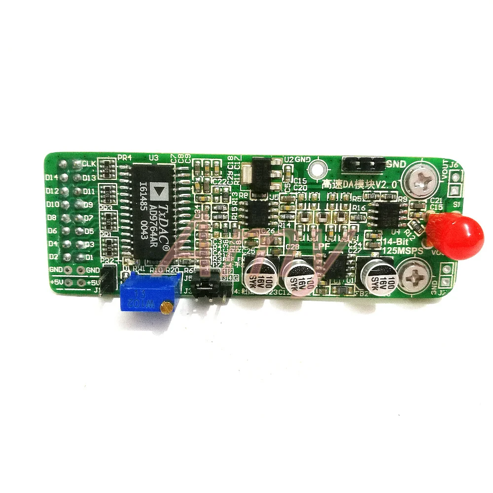 Высокоскоростной модуль DA AD9764 14-битный параллельный форма волны 125 м