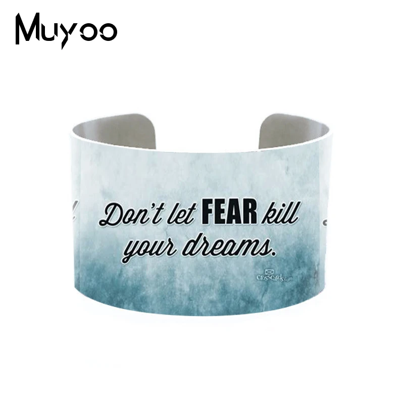 Новый модный регулируемый браслет с надписью Don't Let Kill Your Dreams | Украшения и