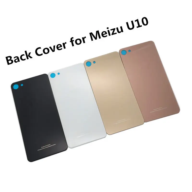 Стекло задняя крышка для Meizu U10 Батарея Корпус двери Панель Ремонт Часть с клейкая