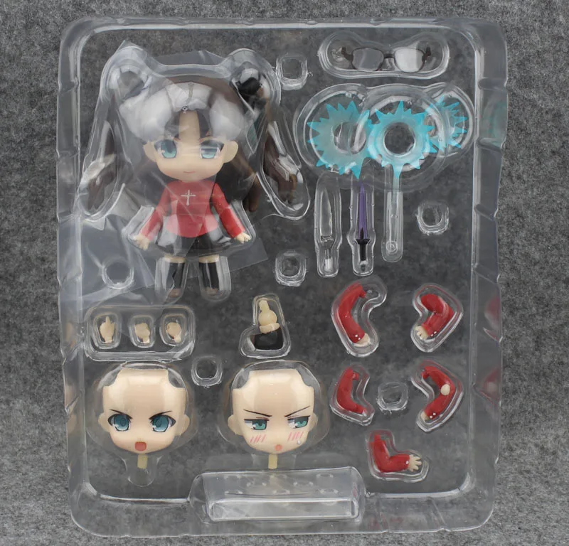 Бесплатная доставка Симпатичные 4 &quotNendoroid #409 Судьба Ночь Аниме tohsaka Rin штучной