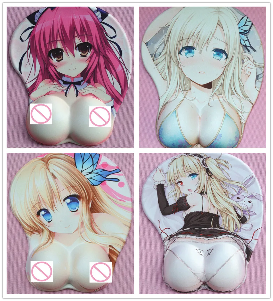 2020 new version Japanese anime 3d mouse pad wristbands Cartoon Creative sexy mouse pad Chest beauty mouse pad Free Shipping 2020 new version Japanese anime 3d mouse pad wristbands Cartoon Creative sexy mouse pad Chest beauty mouse pad Free Shipping