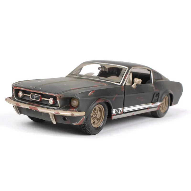 Горячая классика 1:24 старый Ford Mustang GT цинковый сплав модель автомобиля коллекция и