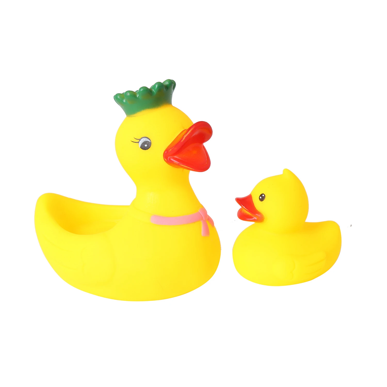2 шт./лот милые желтые резиновые утки пищащие выдавливающие звук ныряющие игрушки