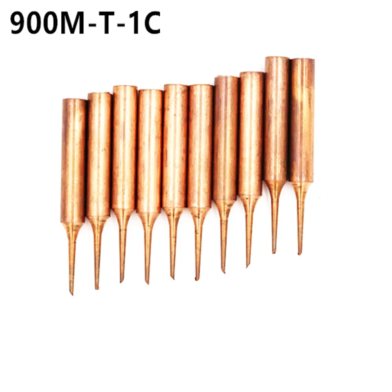 

900M-T-1C 10 pcs/lot pure copper iron tip For HAKKO SAIKE ATTEN AOYUE KADA