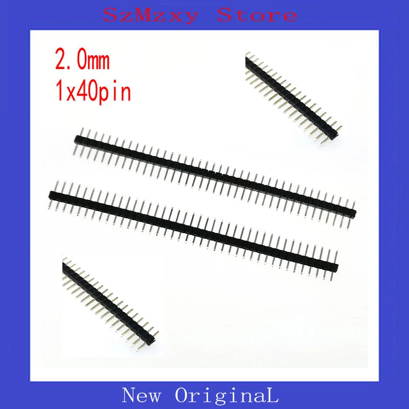 Новый 2 0 мм с одной прямой иглой разъем PCB 1 * 40pin 40pin|Соединители| |