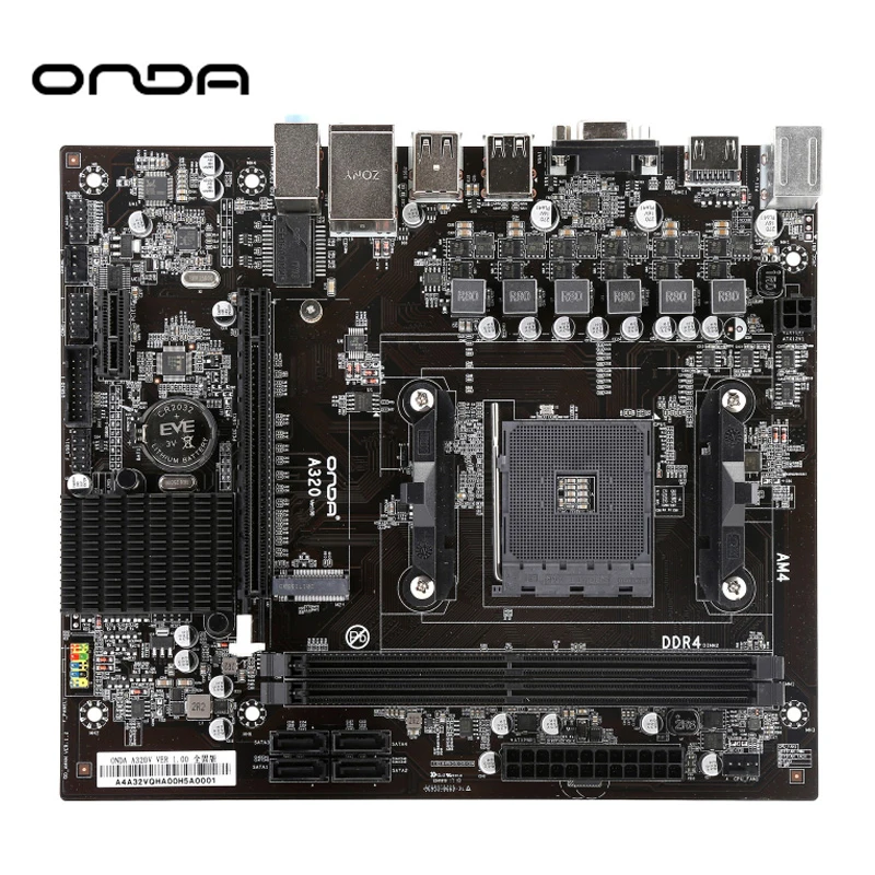 Onda A320V системная плата AMD A320 DDR4 память 16 Гб SATA3.0 HDMI/VGA основная плата процессор 16G процессор AM4 материнская плата ddr4 для офиса