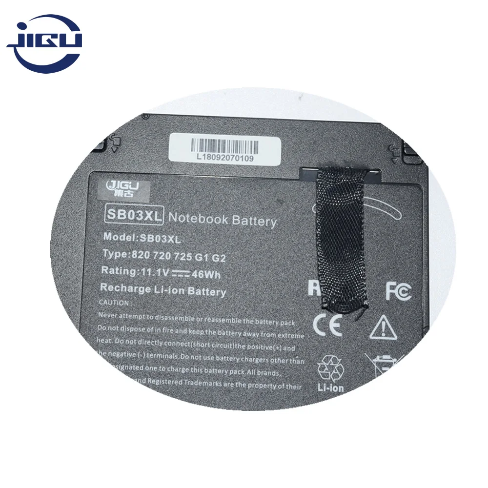 JIGU 6 ячеек ноутбук Батарея 716726-1C1 E7U25AA HSTNN-IB4T l13C SB03046XL SB03XL для HP EliteBook 720 G1 G2 |