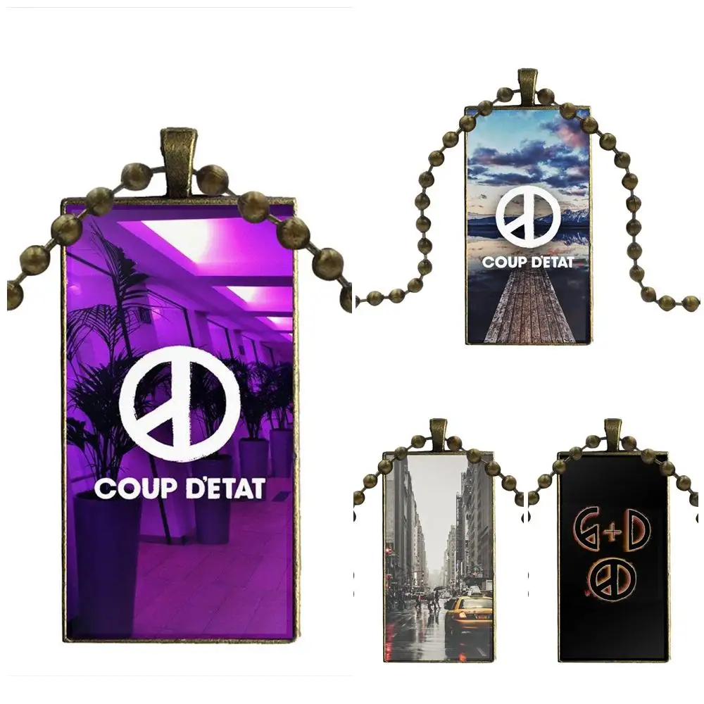Для женщин Kpop Bingbang Gd логотип бренда бронзового цвета ювелирные изделия модное