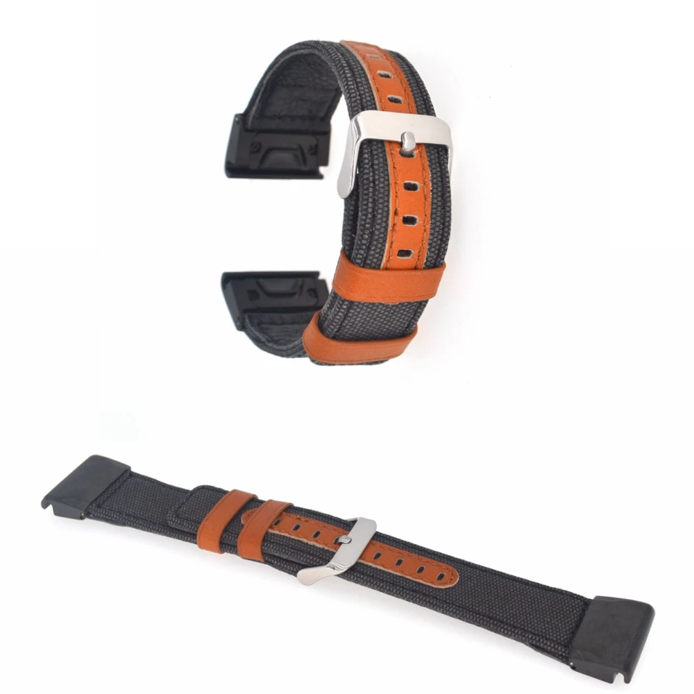 Кожаный ремешок Fenix 5x Ширина 26 мм быстросъемный кожаный 3 для часов Garmin 5X/Fenix 3HR |