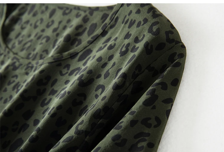 Женская Летняя шелковая блузка с круглым вырезом Офисная коротким рукавом