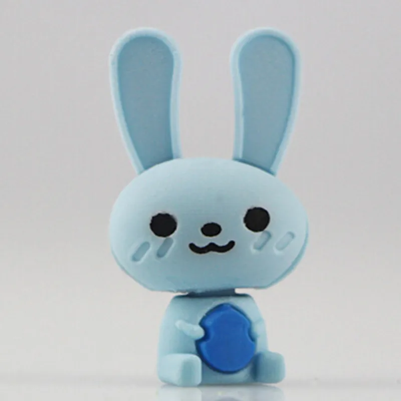 2017 Новый ластик для животных Счастливый улыбка кролик Акция школы Коллекция