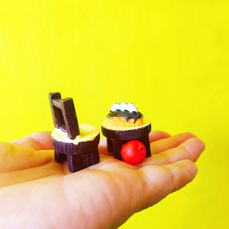 10 шт. шоколадный хлеб/кукольный домик/миниатюры/милый/Сказочный Садовый