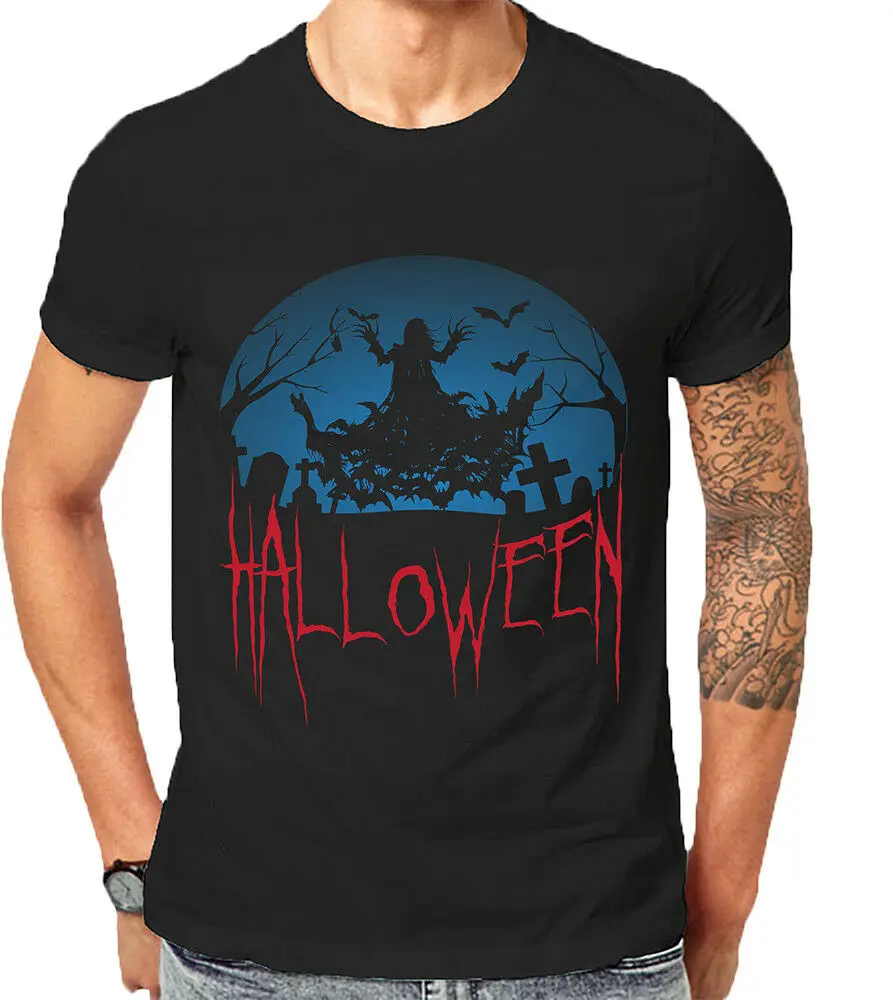 Хэллоуин 31 октября Ужасы топы и тройники ведьмы оборотень Жнец привидения