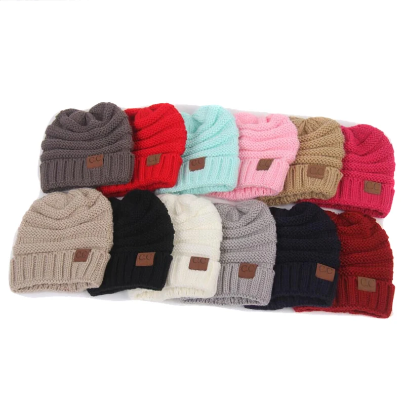 Детские шапки вязаные ярлыки с надписью шапка для мальчиков осенне-зимние теплые