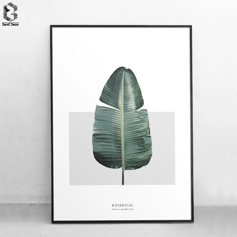 Акварельные ботанические плакаты и принты современное настенное искусство