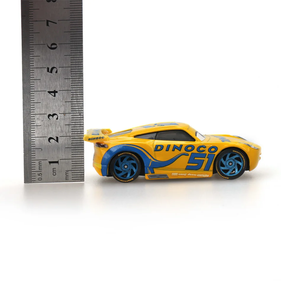 Disney Pixar Cars 2 3 Lightning Mcqueen Mater Jackson Storm Ramirez 1:55 литой автомобиль металлический сплав мальчик игрушки для детей подарок