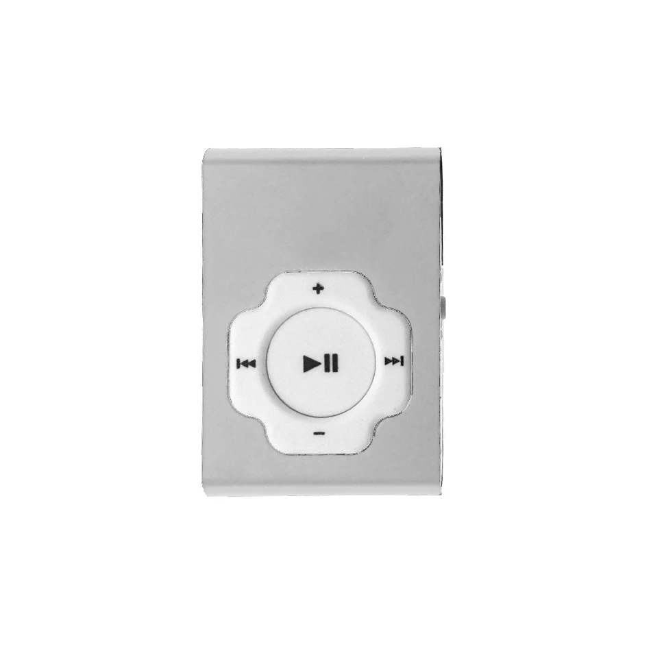 Серебристый HOMEBARL дизайн большая рекламная акция портативный MP3 плеер мини клип MP3 плеер спортивный металлический Mp3 музыкальный плеер Walkman Lettore горячий Mp3 - Цвет: Серебристый