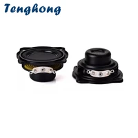 tenghong 2pcs 4ohm 5w 43mm waterproof loudspeaker full range speaker magnetic audio portable speaker stereo box accessories diy