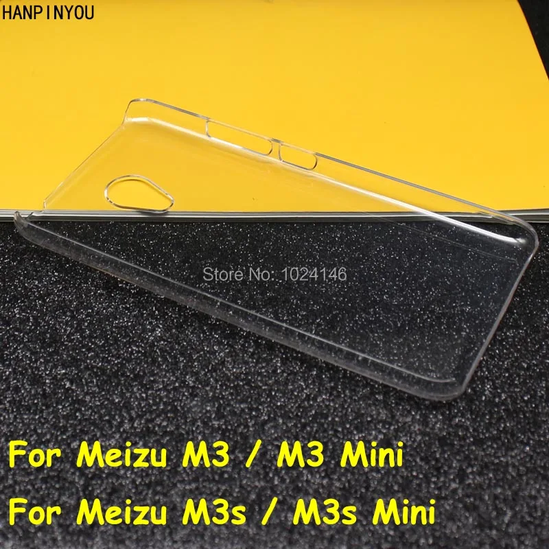 Для Meizu M3/M3s Mini 5 0 "новый тонкий кристально прозрачный Жесткий ПК чехол для